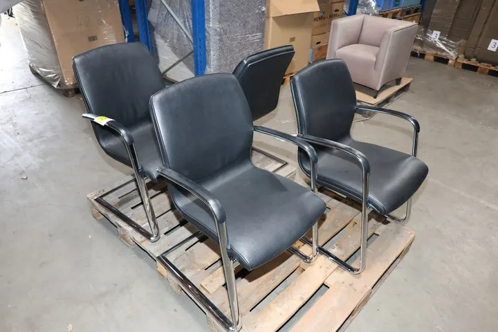 4 x Drabert Besucherstuhl ohne Palette